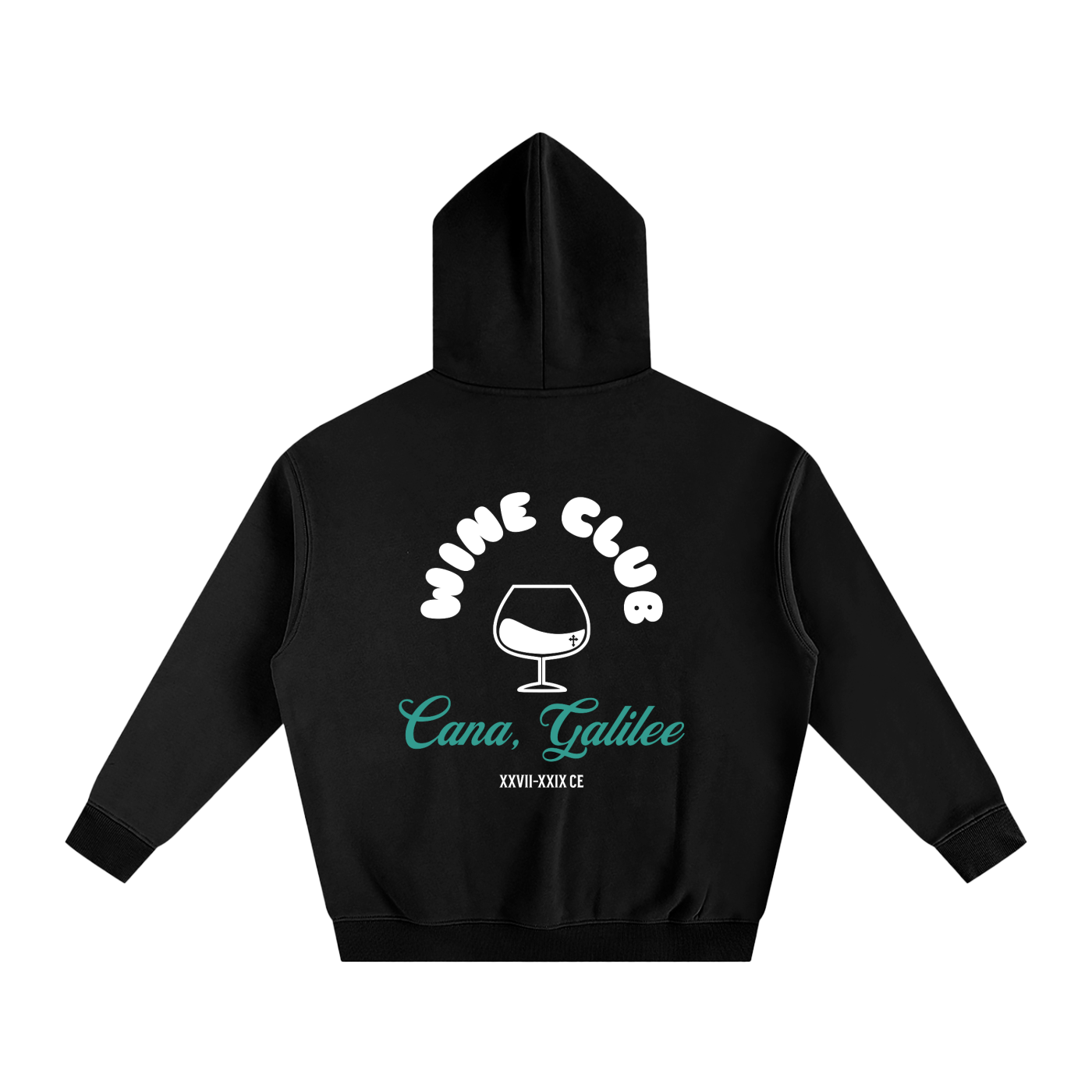 Wine Club // Oversize Fleeced Hoodie