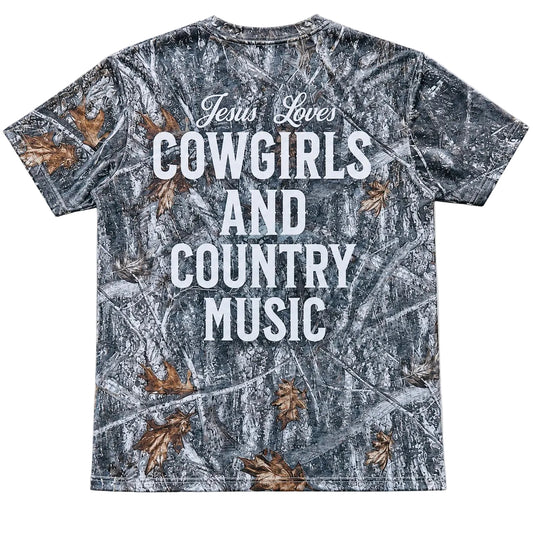 Jesus Loves Cowgirls and Country Music // T-Shirt